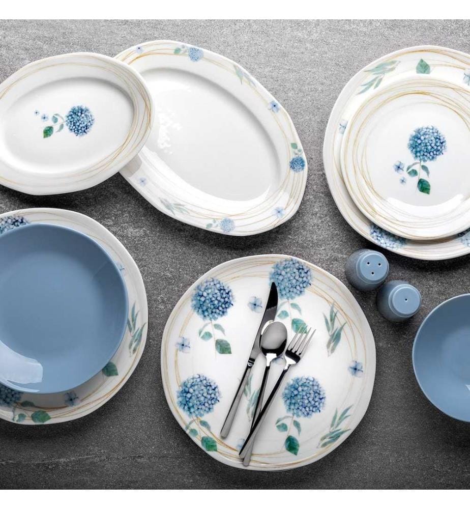 Dinner Set, 29 Pieces, Multicolor, 100% PORCELAIN