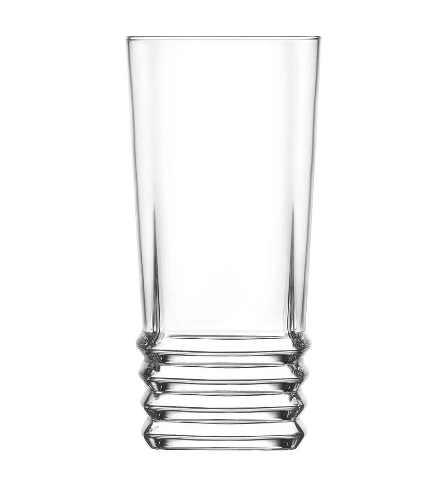 Set di bicchieri, 6 pezzi, trasparente, 100% vetro