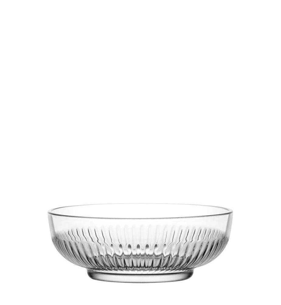 Glas Salatschüsselset, 2 Teile, Transparent, 100% Glas