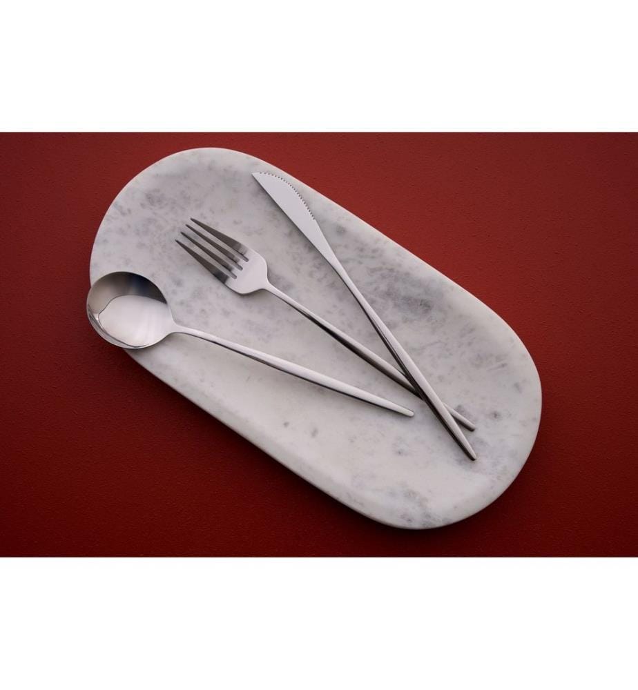 Besteckset, 18-teilig, 100 % Edelstahl, Silber