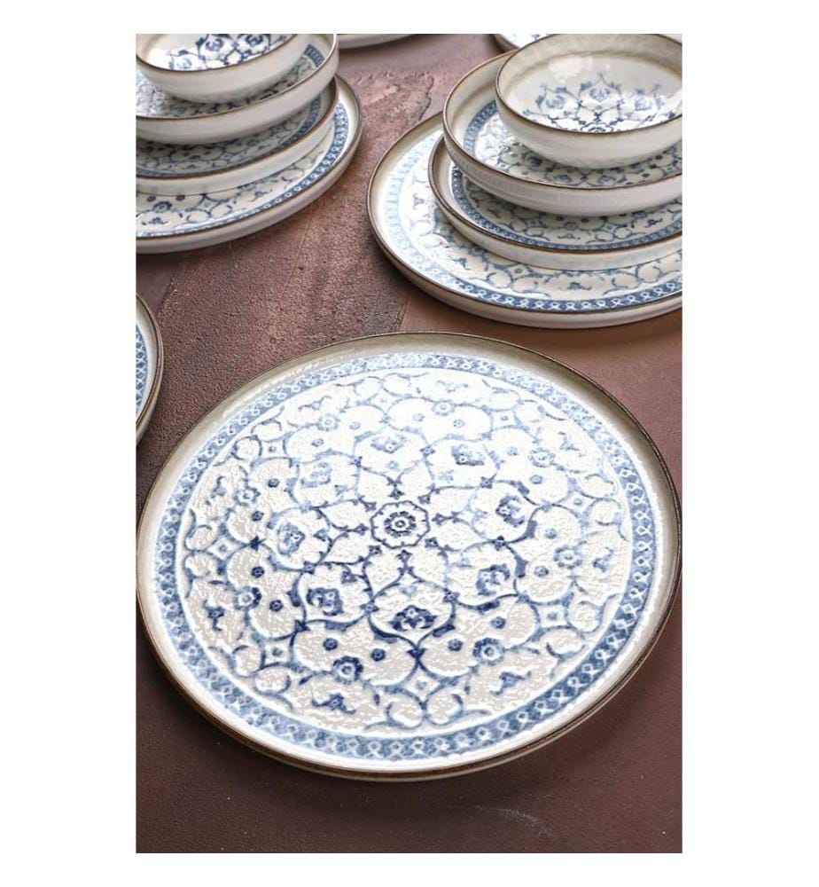 Frühstücksset, 14-teilig, 100 % Porzellan, mehrfarbig