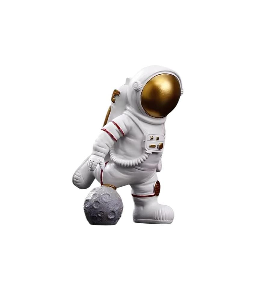 Decorative Object, White, Gold, 100% POLYESTER