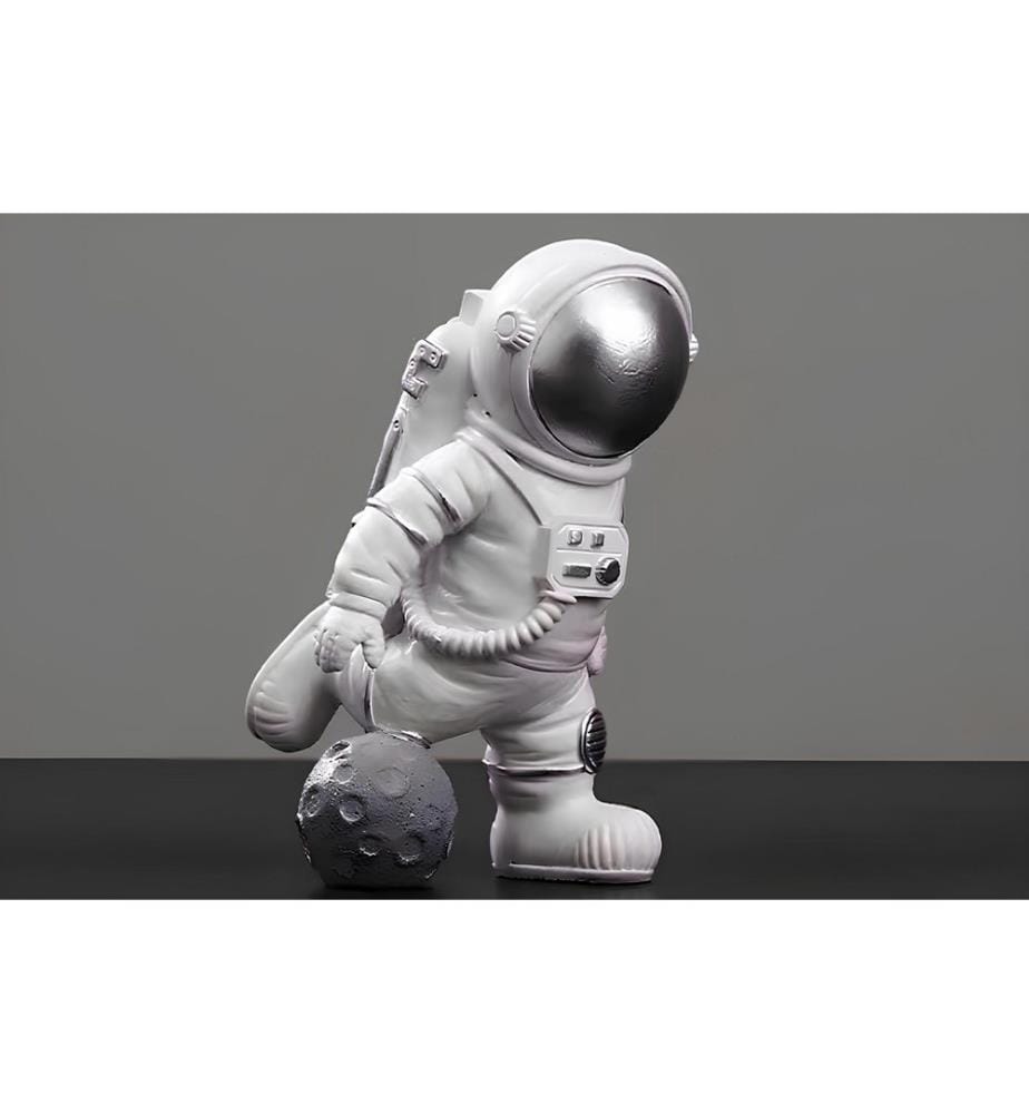 Decorative Object, White, Silver, 100% POLYESTER