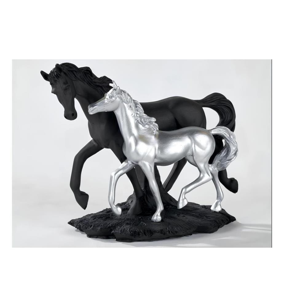 Decorative Object, Black, Silver, 100% POLYESTER