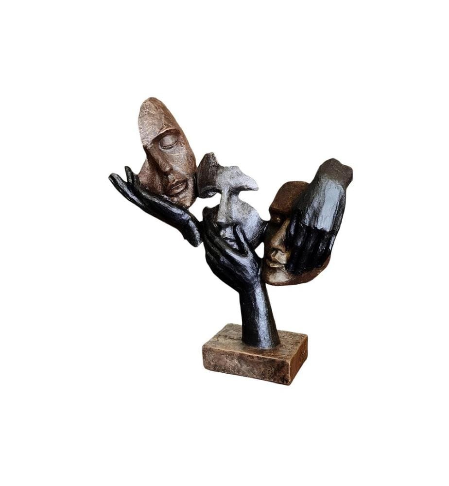 Objet décoratif, noir, doré, 100 % POLYESTER
