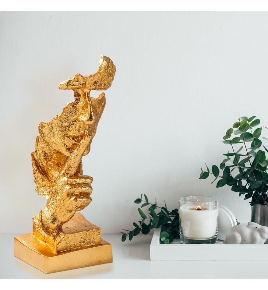 Objet décoratif, doré, 100 % POLYESTER