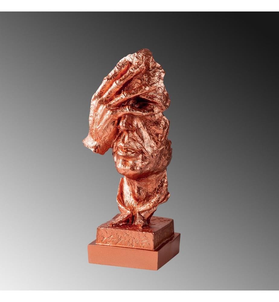 Decorative Object, Copper, 100% POLYESTER