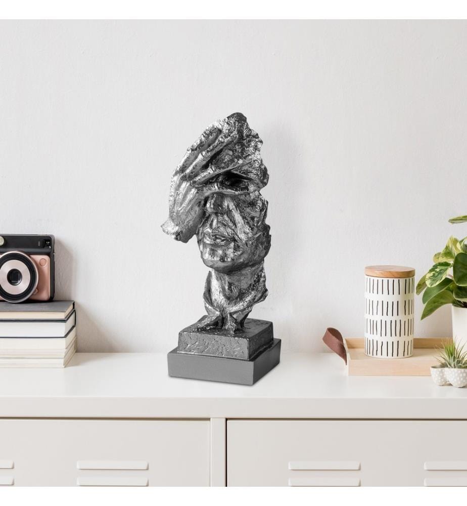 Objet décoratif, argent, 100 % POLYESTER