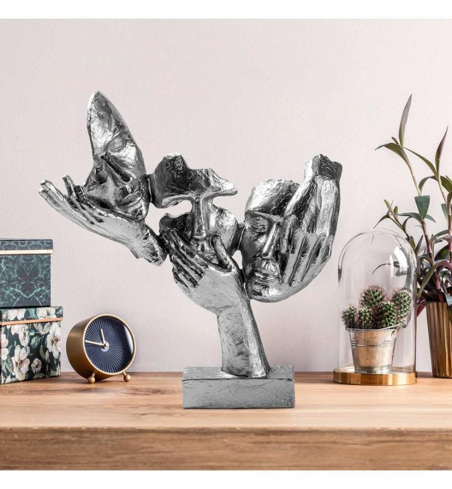 Decorative Object, Silver, 100% POLYESTER
