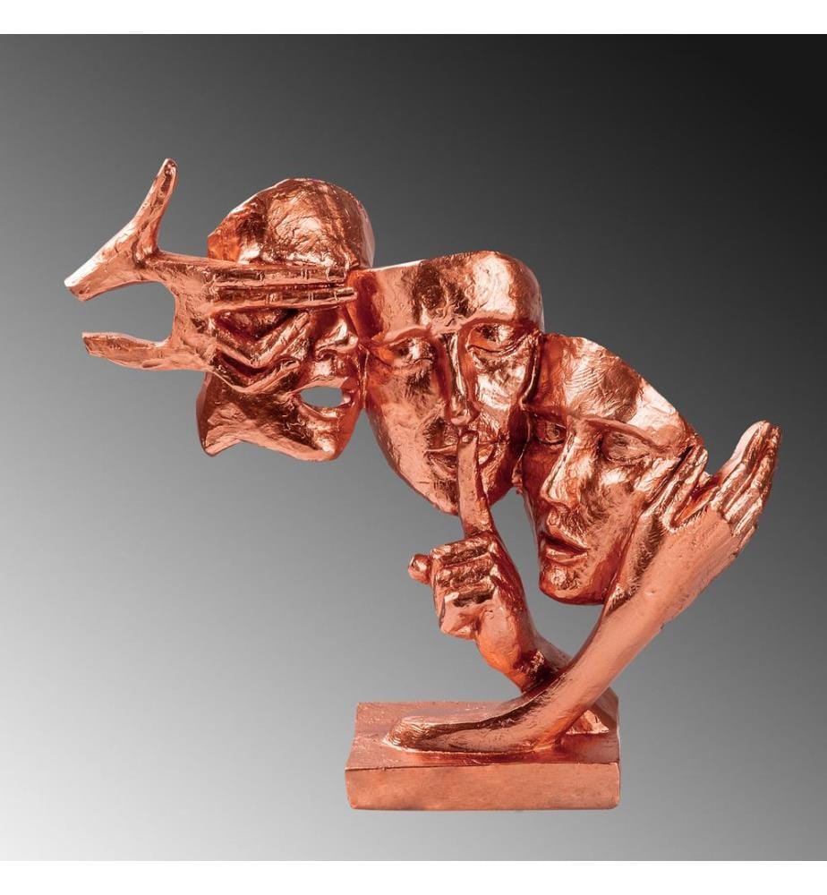Decorative Object, Copper, 100% POLYESTER