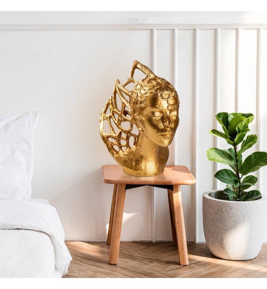 Decorative Object, Gold, 100% POLYESTER