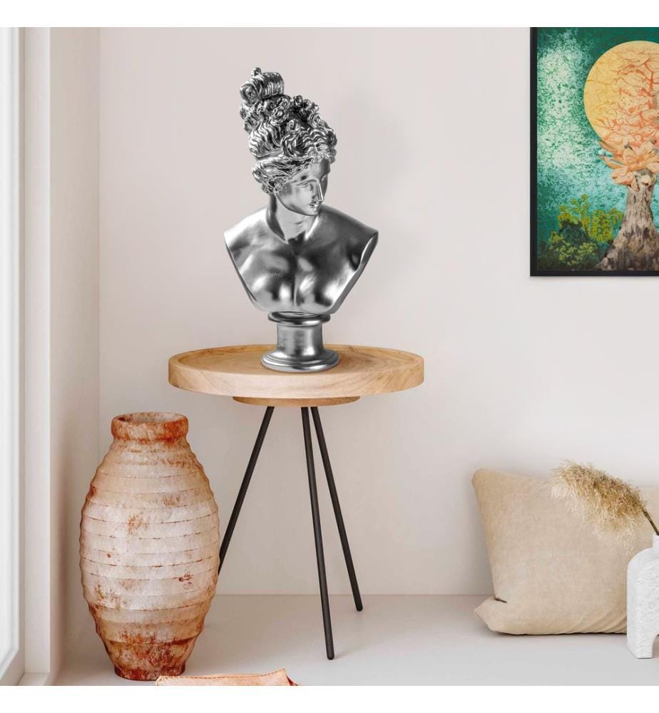 Decorative Object, Silver, 100% POLYESTER