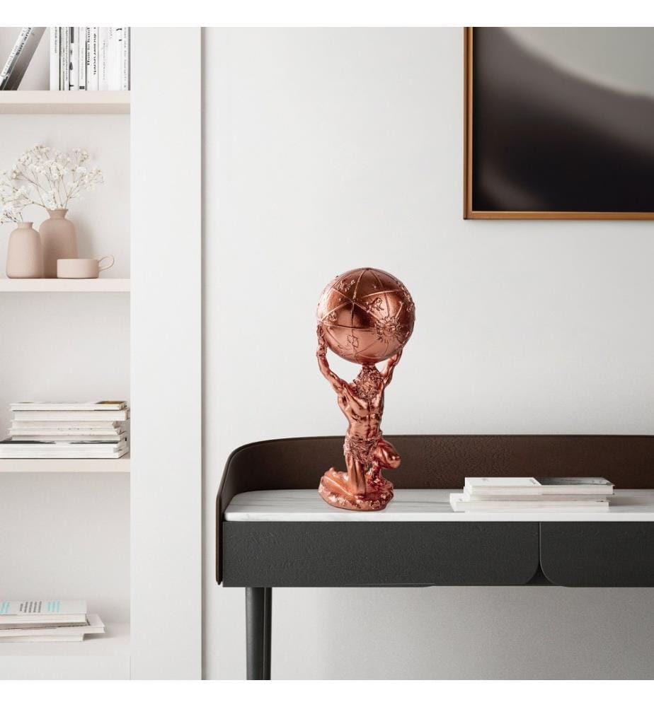 Decorative Object, Copper, 100% POLYESTER