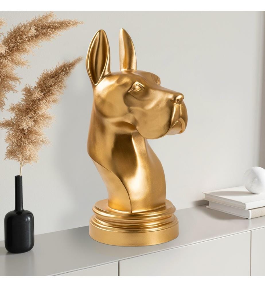 Decorative Object, Gold, 100% POLYESTER