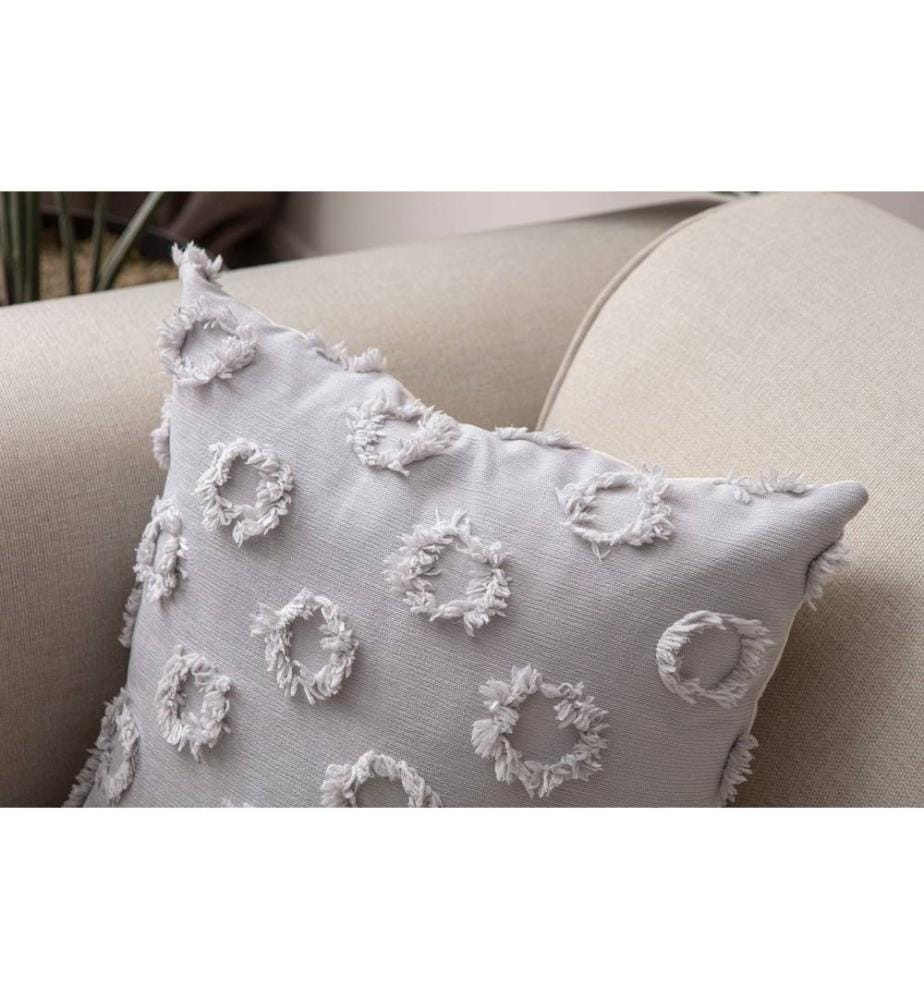 Kissenbezug-Set, 2 Stück, grau, Material: 100 % POLYESTER