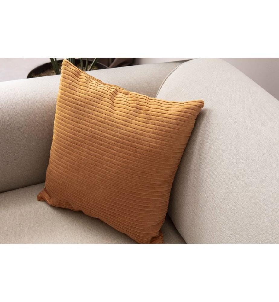 Ensemble de housses de coussin, 2 pièces, orange, tissu : 100 % POLYESTER