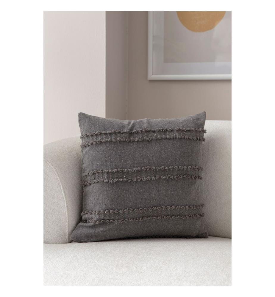 Kissenbezug, grau, Material: 100 % POLYESTER