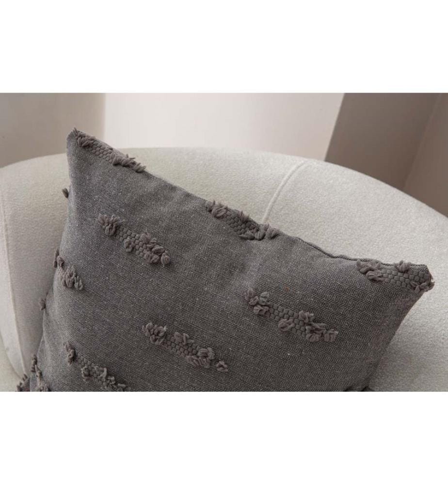 Kissenbezug, grau, Material: 100 % POLYESTER