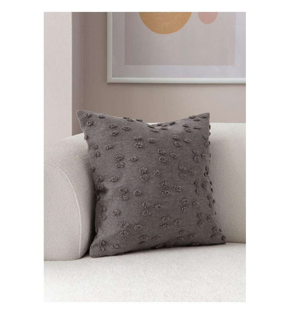 Kissenbezug, grau, Material: 100 % POLYESTER