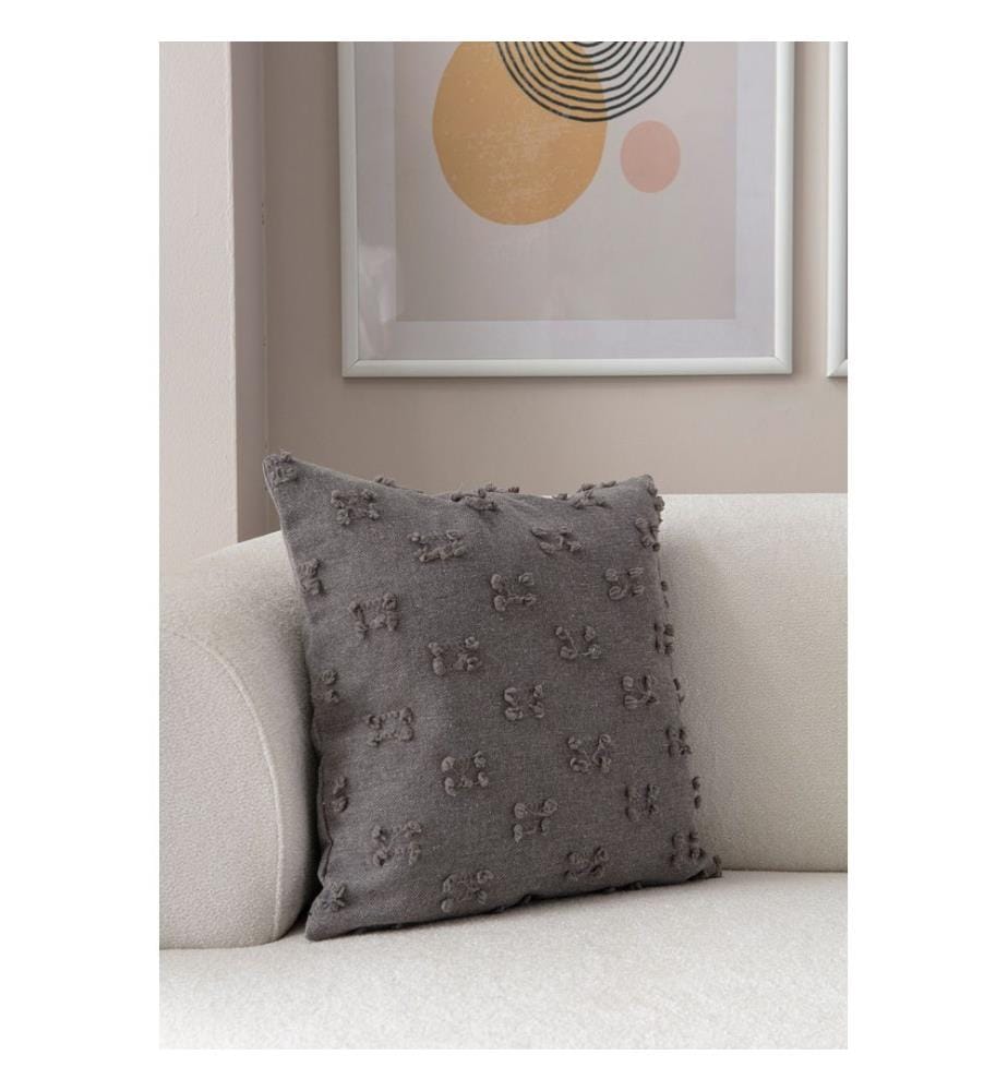 Kissenbezug, grau, Material: 100 % POLYESTER