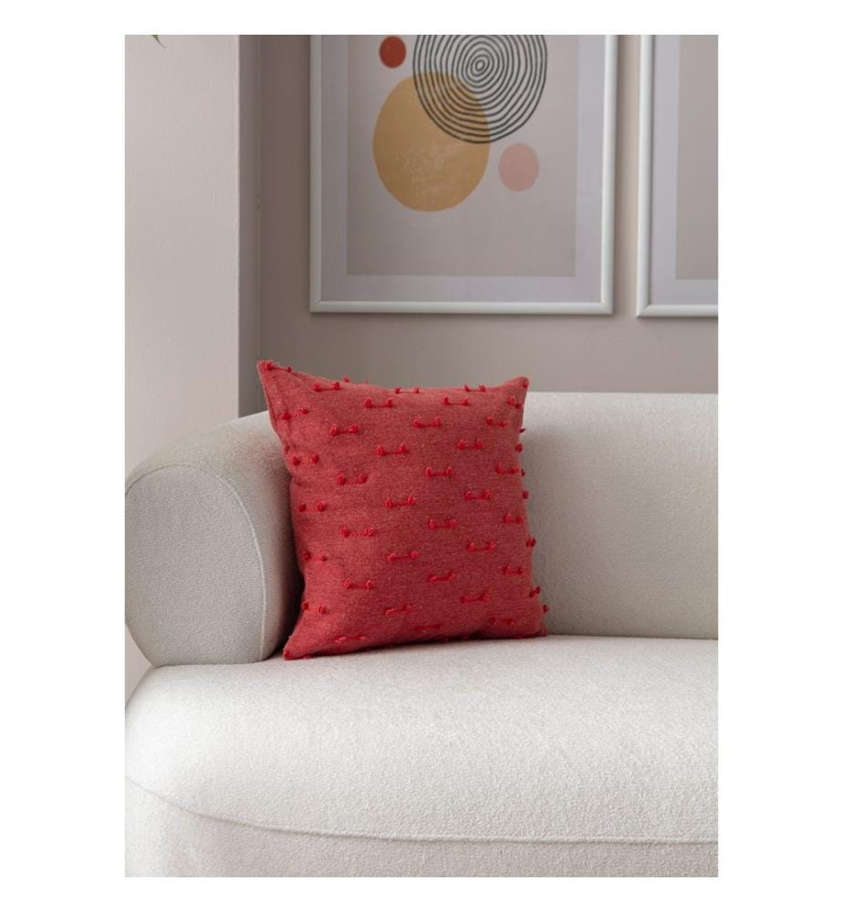 Kissenbezug, rot, Material: 100 % POLYESTER