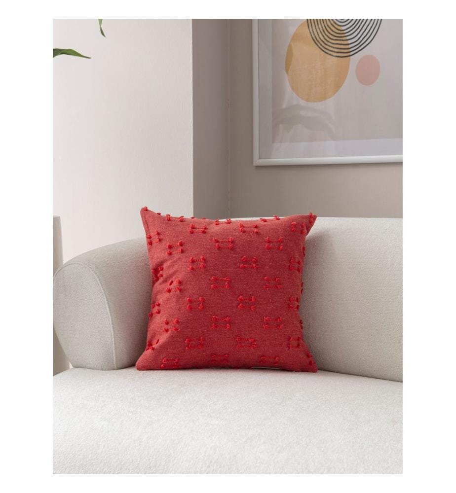 Kissenbezug, rot, Material: 100 % POLYESTER