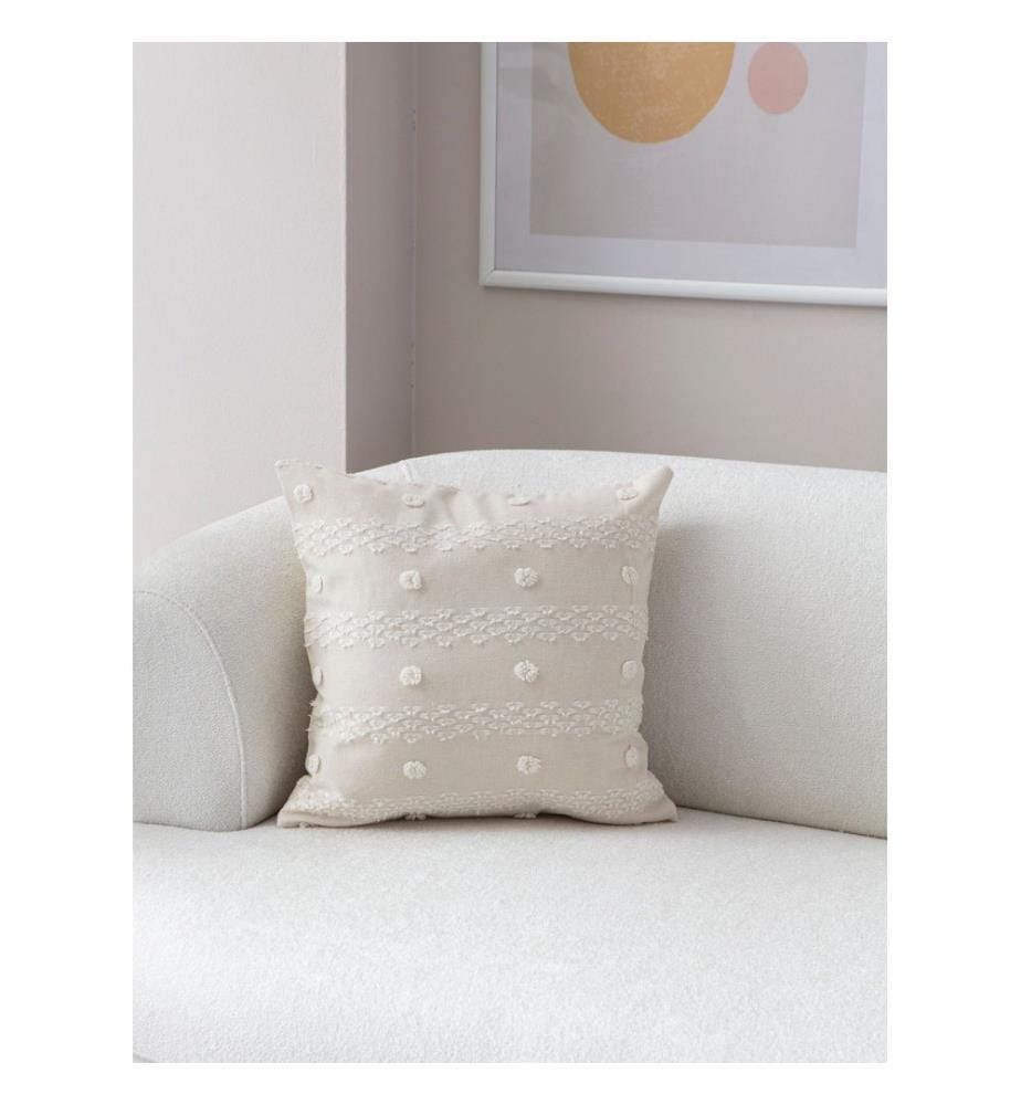 Kissenbezug, Creme, Material: 100 % POLYESTER