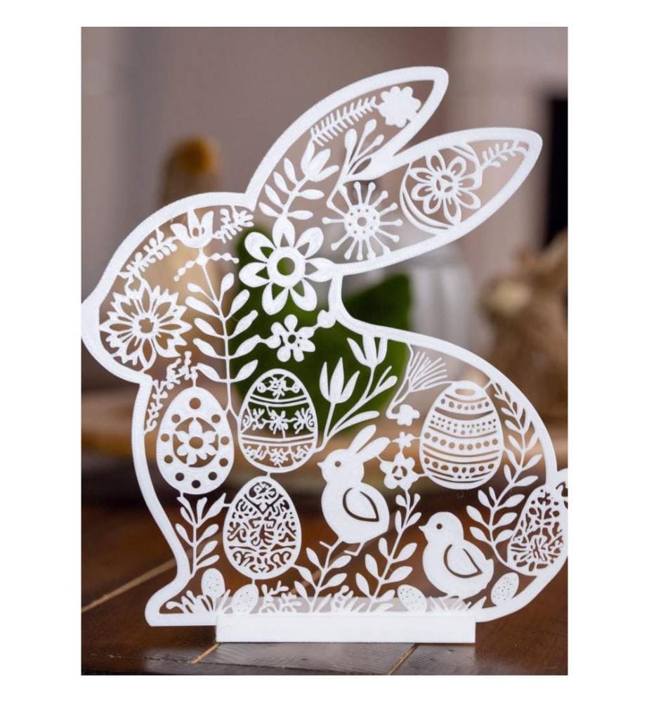 Objet décoratif, 100 % filament, blanc