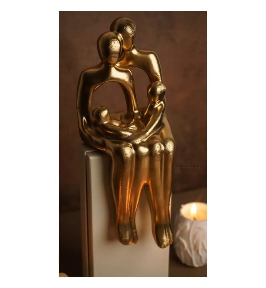 Objet décoratif, 100 % bioplastique, doré
