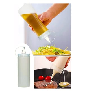 Set di barattoli per olio, 3 pezzi, trasparente, plastica