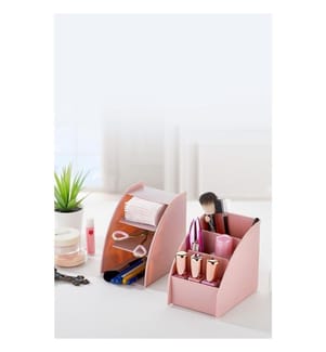 Make-up Organizer, Pink, Plastic, Bpa Free