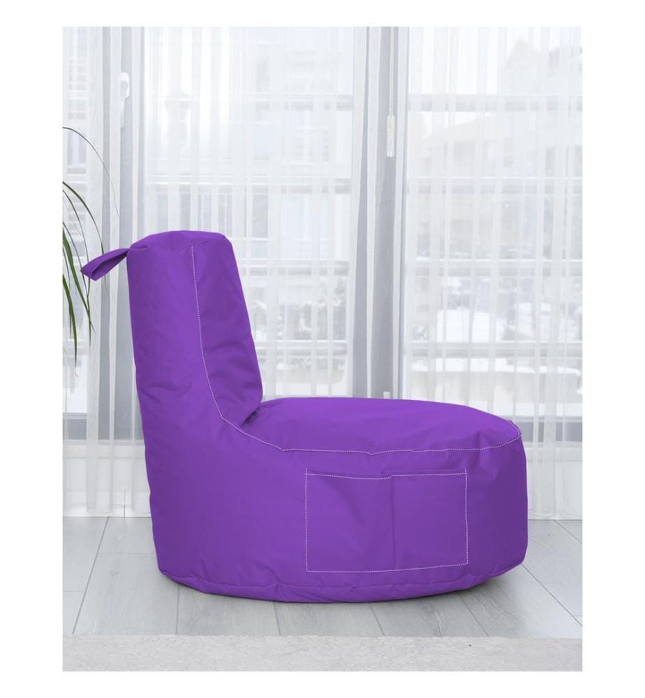 Violet, Sacs De Haricots Classiques, En Polystyrène Avec Une Densité Haute Densité Recyclée