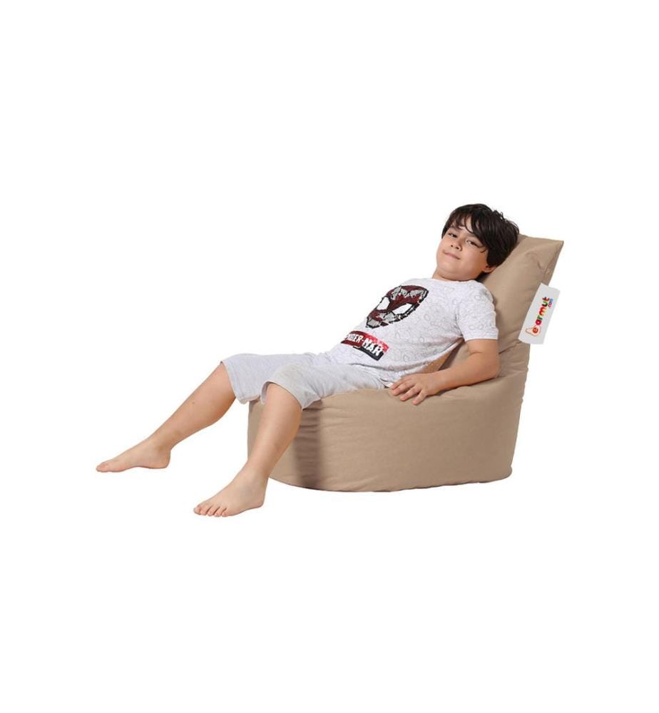 Garden Bean Bag, Mink, High Density Recycled Styrofoam, Polyester Fabric