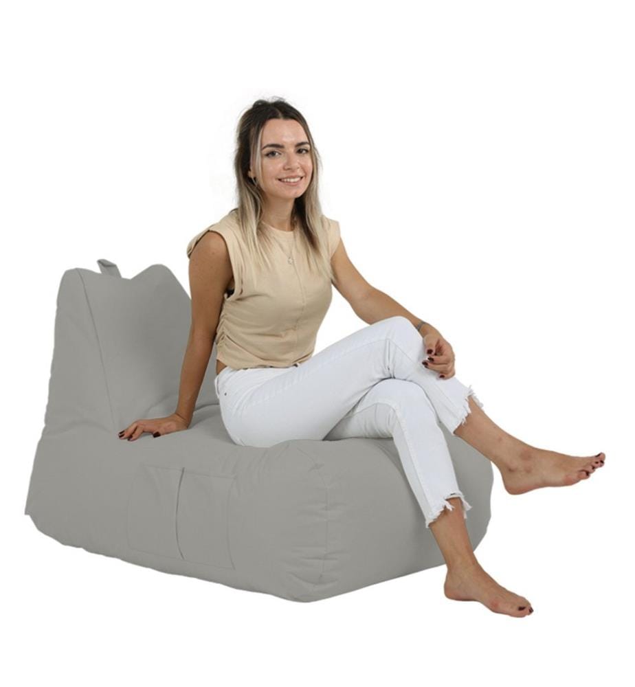 Garden Bean Bag, Fume, High Density Recycled Styrofoam, Polyester Fabric