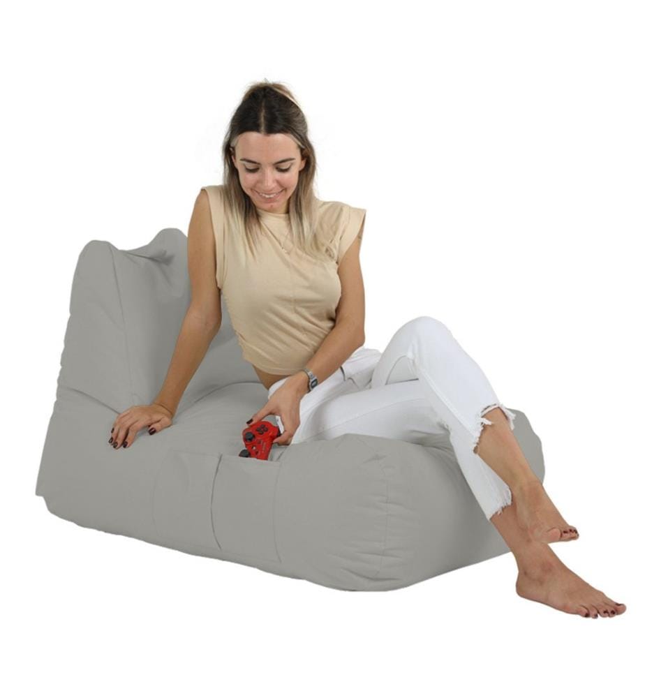 Garden Bean Bag, Fume, High Density Recycled Styrofoam, Polyester Fabric