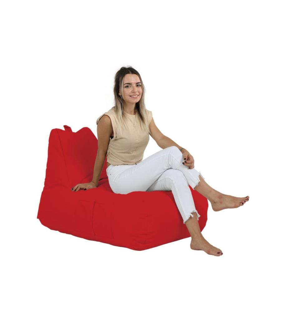 Garden Bean Bag, Red, High Density Recycled Styrofoam, Polyester Fabric