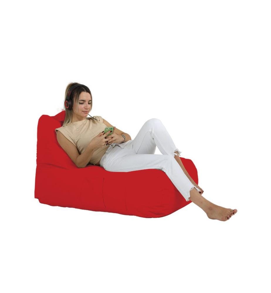 Garden Bean Bag, Red, High Density Recycled Styrofoam, Polyester Fabric