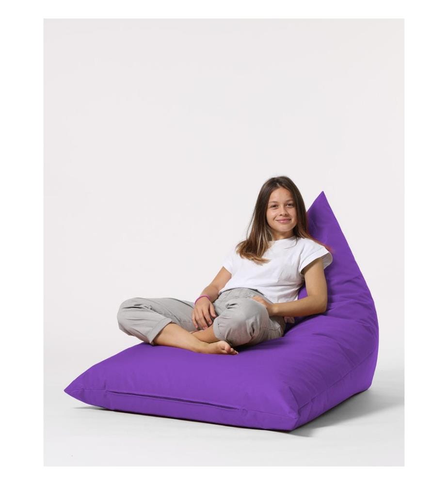Garden Bean Bag, Purple, High Density Recycled Styrofoam, Polyester Fabric