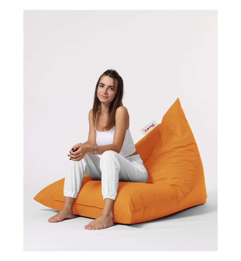 Orange, Klassische Sitzsäcke, Ige Styropor Mit Hoher Dichte Recycelt