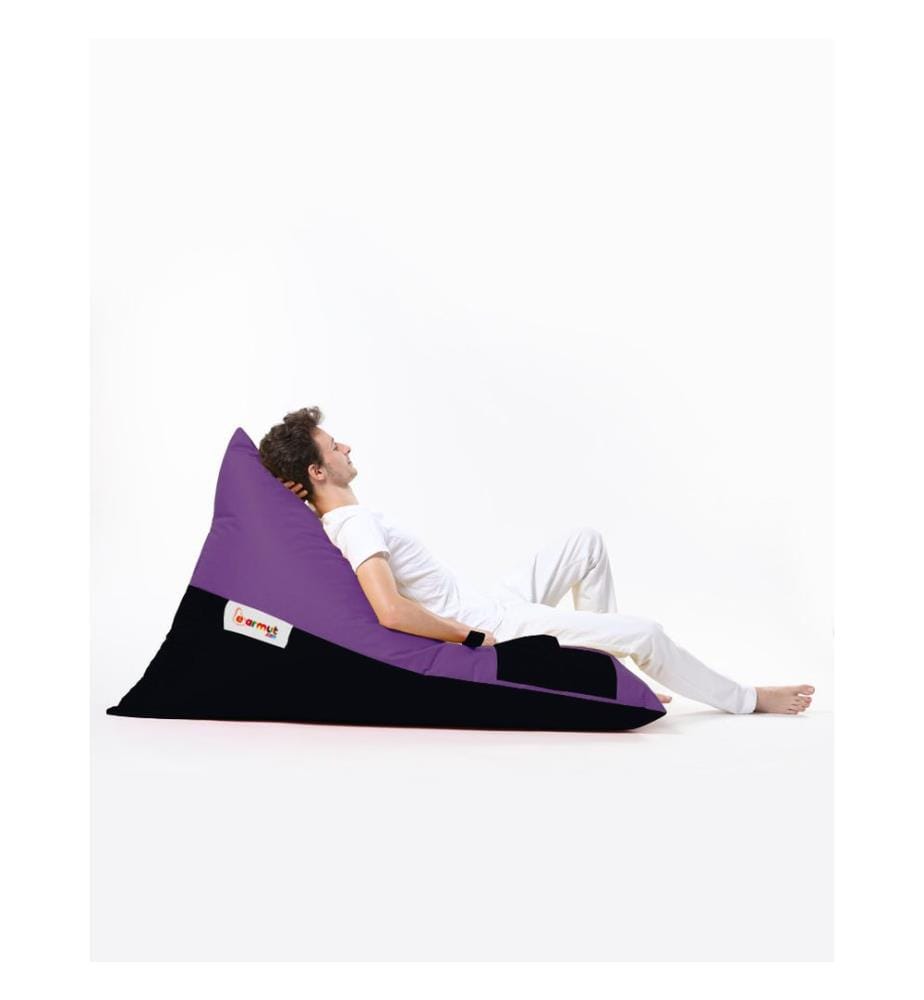 Garden Bean Bag, Purple, High Density Recycled Styrofoam, Polyester Fabric