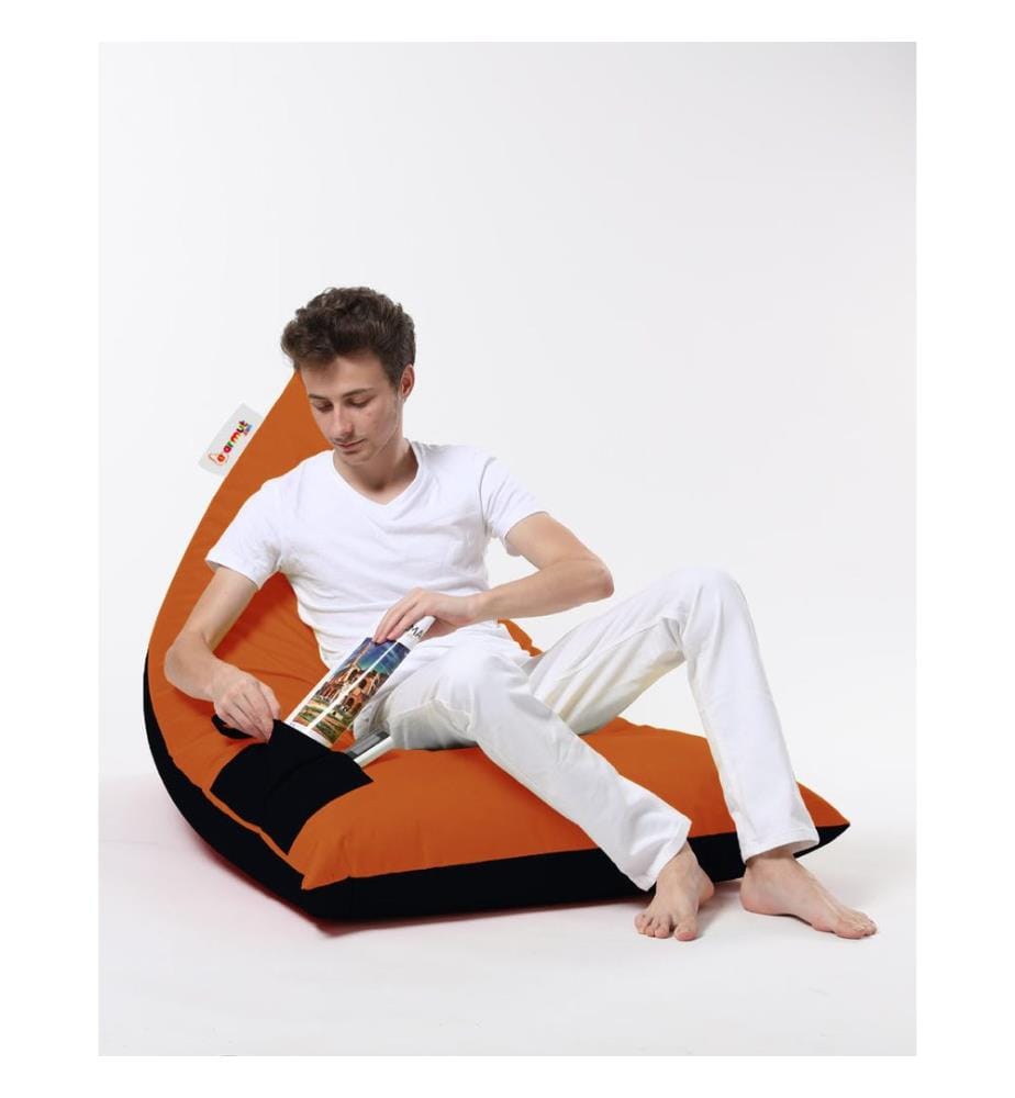 Orange, Klassische Sitzsäcke, Ige Styropor Mit Hoher Dichte Recycelt
