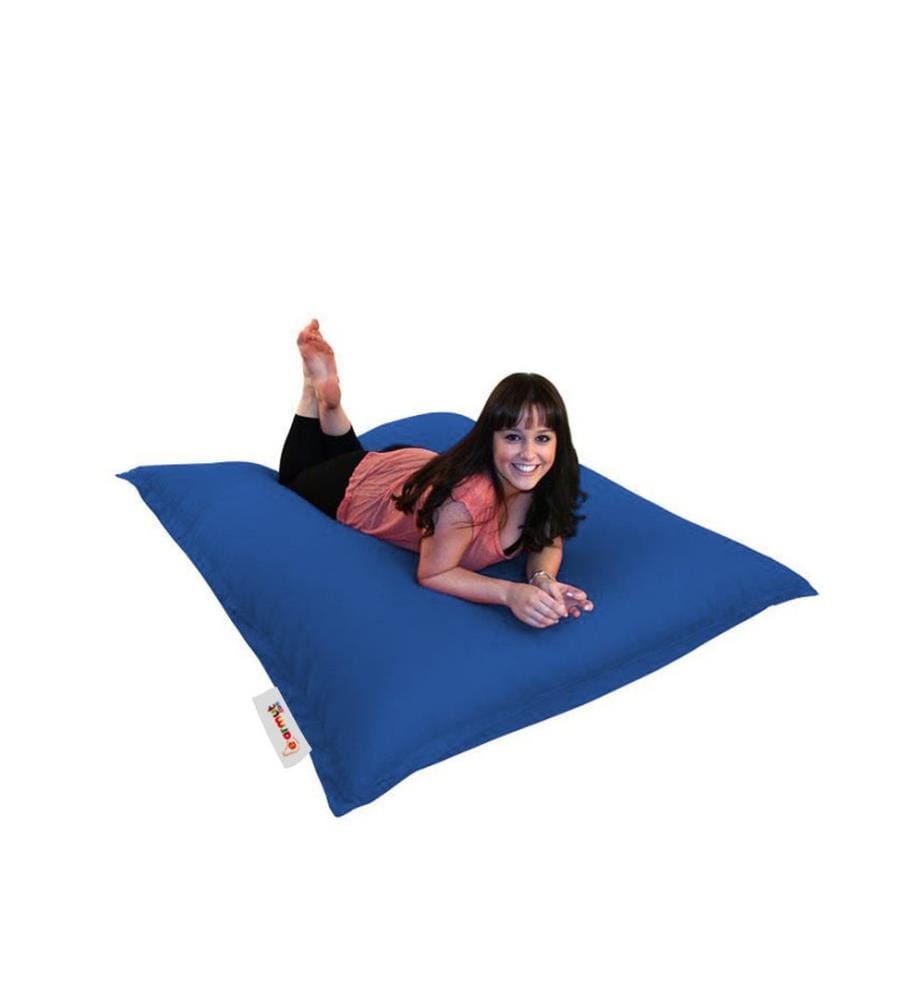 Garden Bean Bag, Blue, High Density Recycled Styrofoam, Polyester Fabric