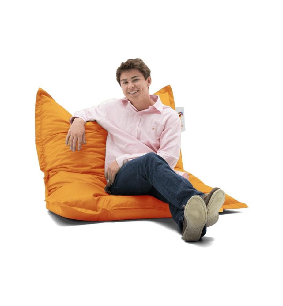 Orange, Sacs De Haricots Classiques, En Polystyrène Avec Une Densité Haute Densité Recyclée
