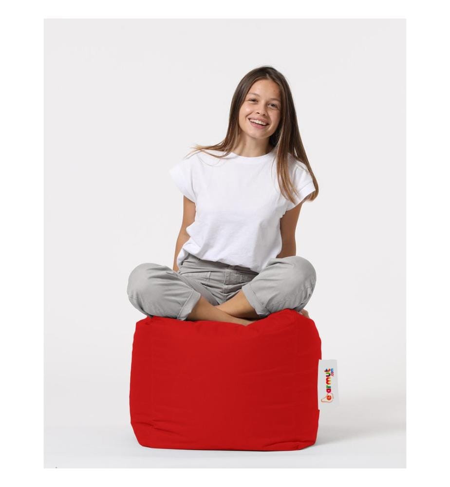 Sacs De Haricots Rouges, En Polystyrène Avec Une Densité Haute Densité Recyclée