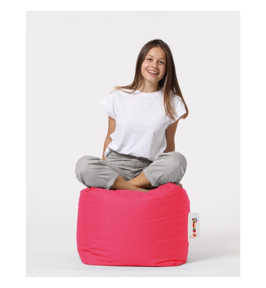 Sacs De Haricots Roses, En Polystyrène Avec Une Densité Haute Densité Recyclée