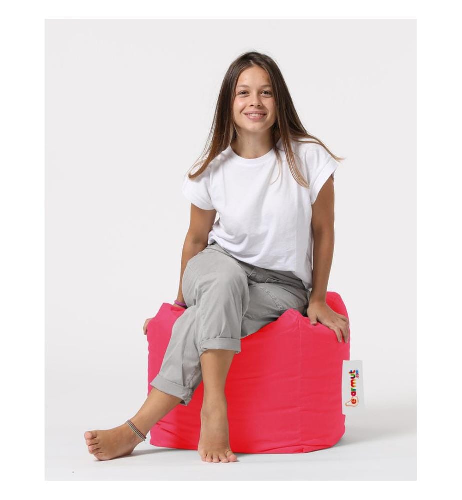 Sacs De Haricots Roses, En Polystyrène Avec Une Densité Haute Densité Recyclée
