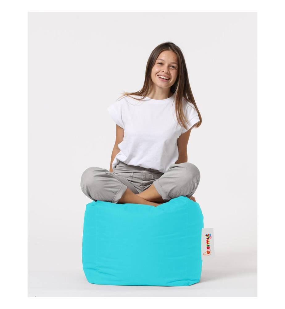 Turquoise, Sacs De Haricots Classiques, En Polystyrène Avec Une Densité Haute Densité Recyclée