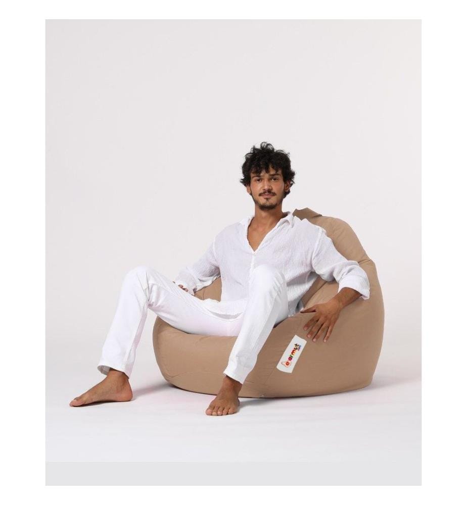 Garten Sitzsack, Nerz, 100% High Density Recycled Styrofoam, Stoff: 100% Polyester