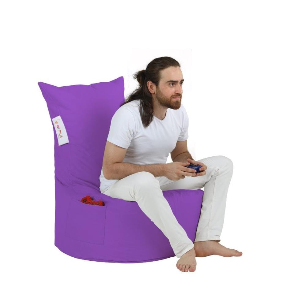 Garten Sitzsack, Lila, 100% High Density Recycled Styrofoam, Stoff: 100% Polyester