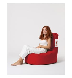 Garten Sitzsack, Rot, 100% High Density Recycled Styrofoam, Gewebe: 100% Polyester